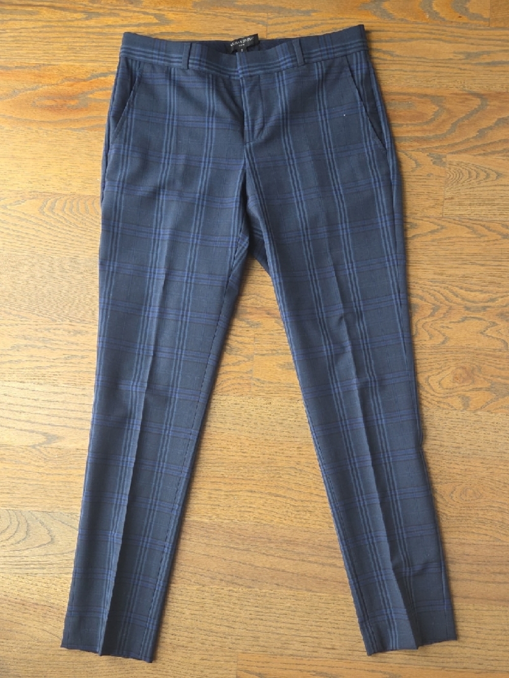 Banana Republic Navy Plaid Dress Ryan Pants